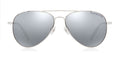 AVIATOR ⑩ SILVER SILVER POLARIZED