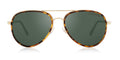 AVIAT⑮R GOLD HABANA DARK GREEN