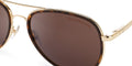 AVIAT⑮R GOLD MATTE HABANA BROWN