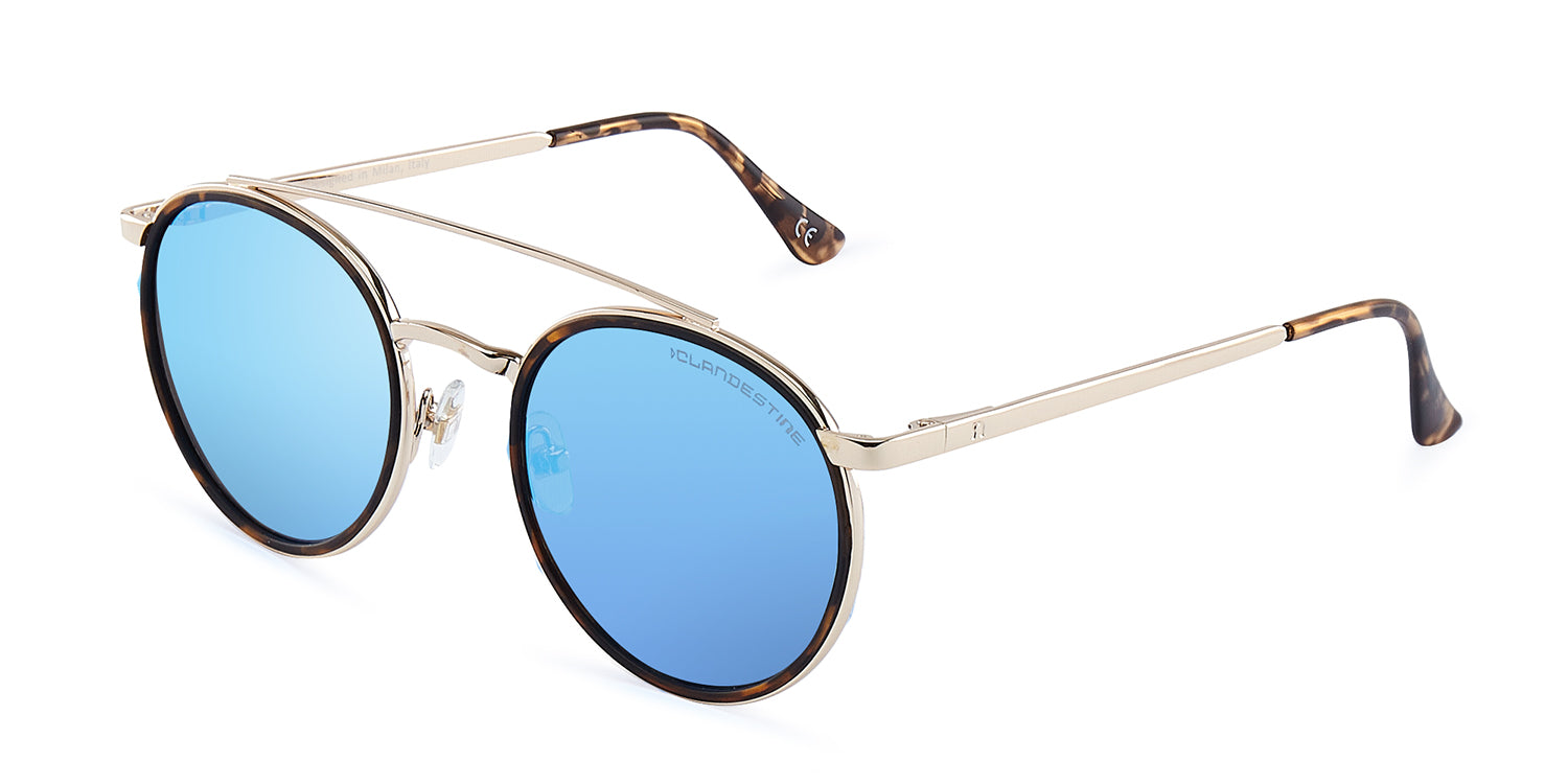 PURE⑯ GOLD MATTE HABANA ICE BLUE